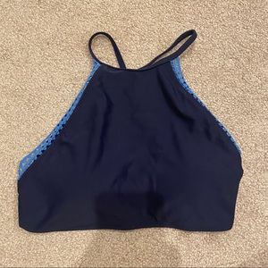 High neck bikini top